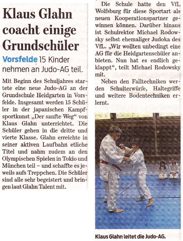 Judo-AG, WN 6.11.2014
