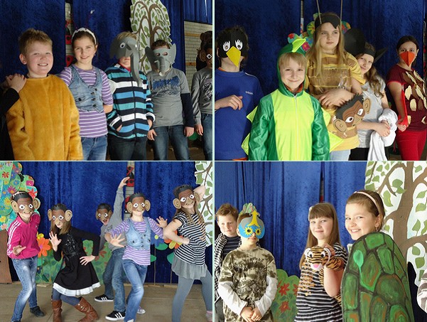 Das Musical "Washable und die Tiere", Aufführung des Schulchores und der Klasse 4a, 2013